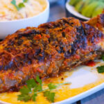 Grilled Cat Fish (Large) with a side of Yam or Plantain