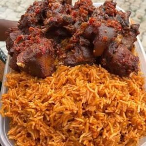 Jollof Rice With Beef