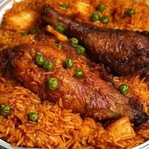 Jollof Rice With Turkey
